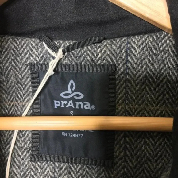Prana Insulated Wool Blend Caprise Gravel Jacket - Picture 7 of 8